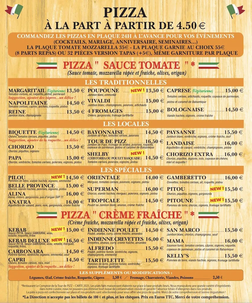 Menu_LE COMPTOIR DE LA TOUR DE PIZZ_Bidache_image_4
