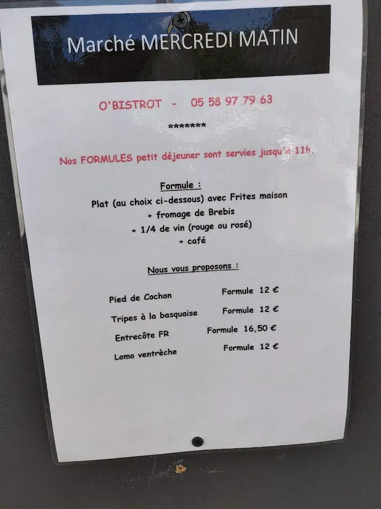Menu_O ' bistrot_Peyrehorade_image_1