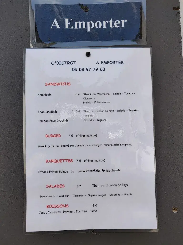 Menu_O ' bistrot_Peyrehorade_image_2