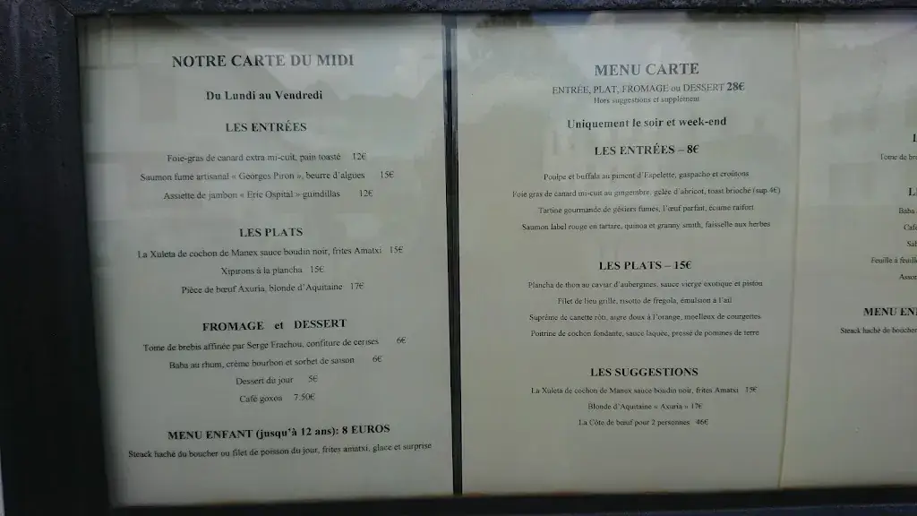 Menu_Maison Joanto_Briscous_imagen_4