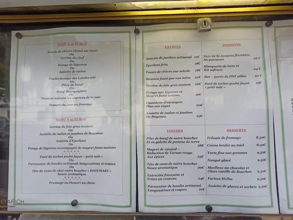 Menu_Le Central_Peyrehorade_image_3