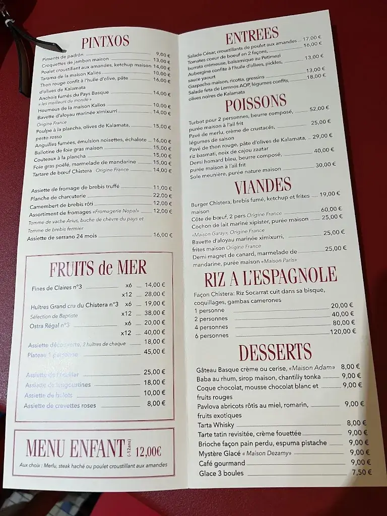 Menu_Chistera & Coquillages_Biarritz_image_4