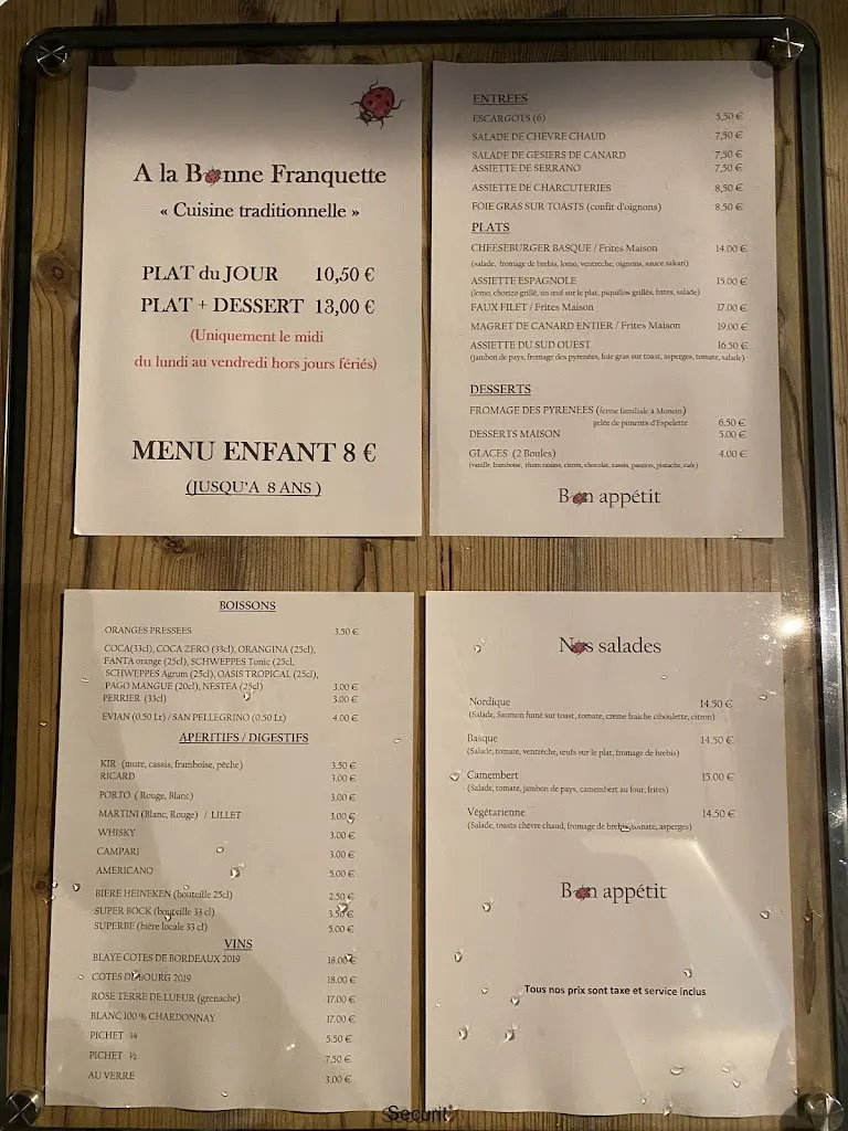 Menu_A la bonne Franquette_Biarritz_image_2