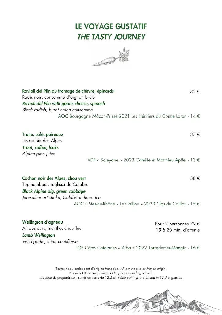 Menu_La Ferme d´Hubert_Huez_image_3