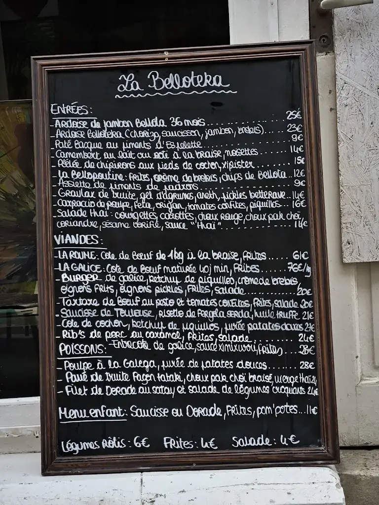 Menu_La Belloteka_Biarritz_immagine_1