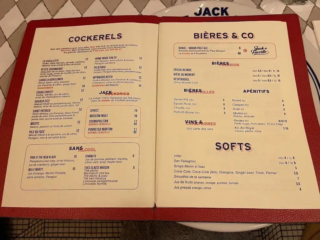 Menu_Jack The Cockerel - Biarritz_Biarritz_image_1