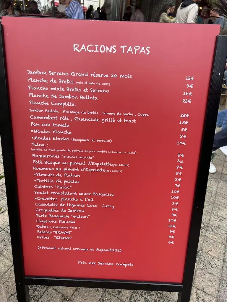 Menu_Bistrot Etxeko_Biarritz_image_1