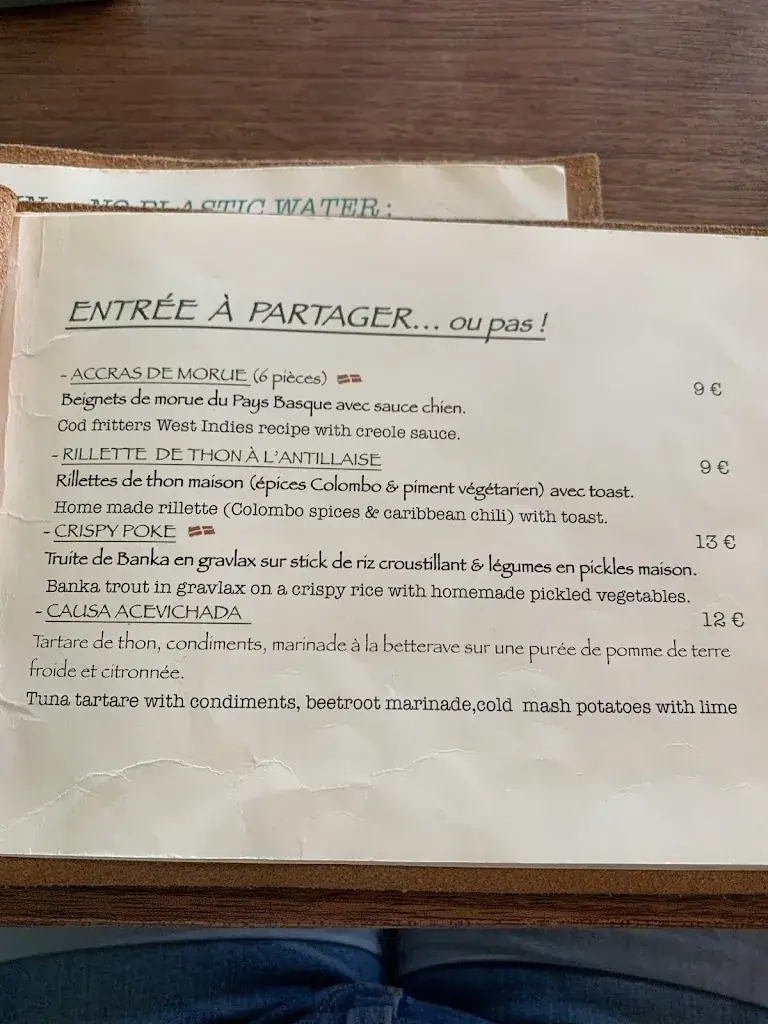 Menu_Saline Ceviche Bar - Restaurant Biarritz_Biarritz_image_4