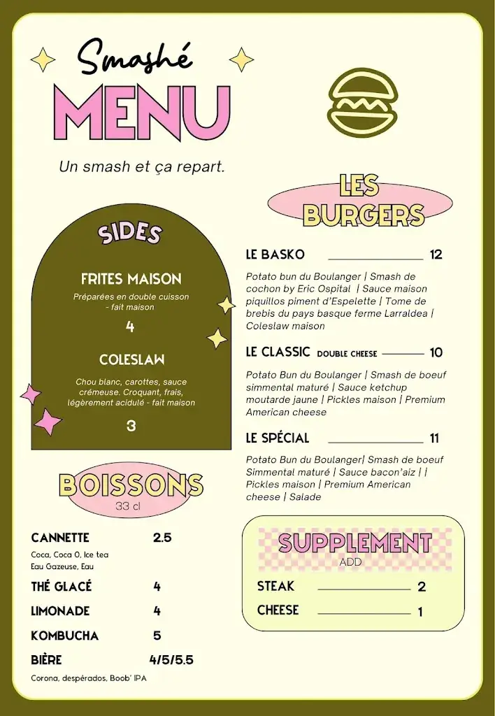 Menu_Smashé Biarritz_Biarritz_image_1