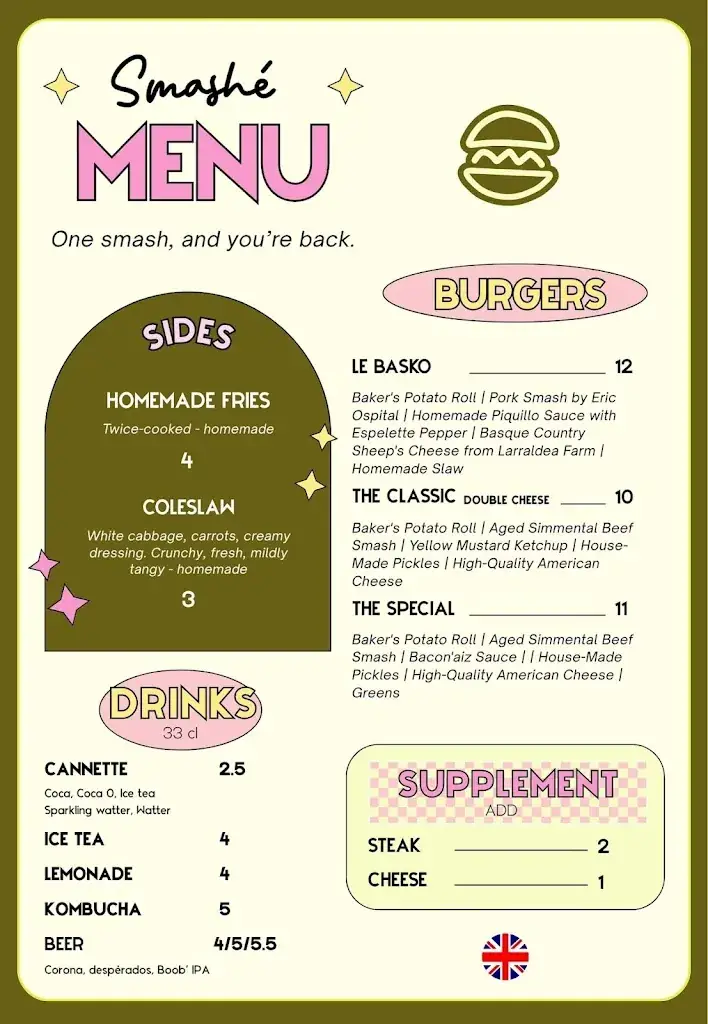 Menu_Smashé Biarritz_Biarritz_image_3