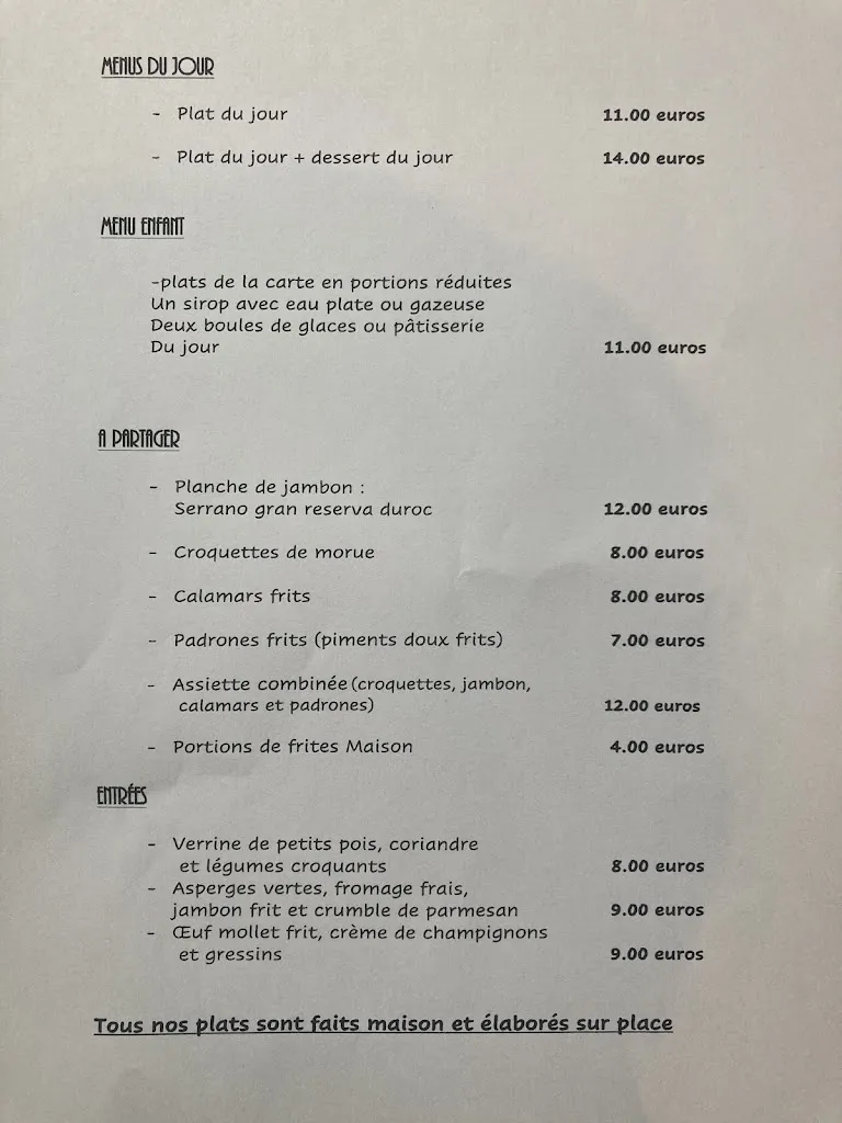 Menu_Bistrot Zingué_Biarritz_image_1
