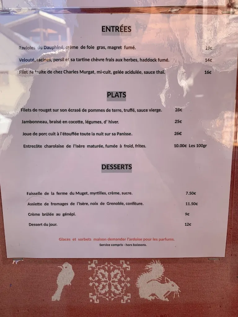 Menu_Au Puits des Saveurs_Huez_image_1