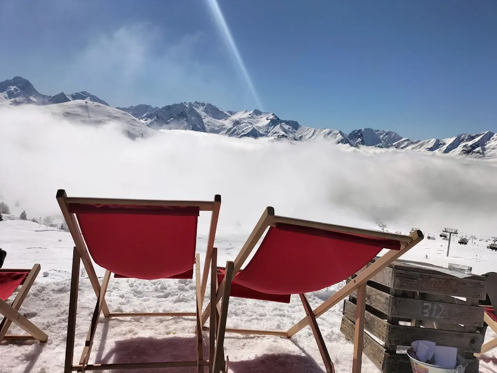 La Cabane restaurant in Huez