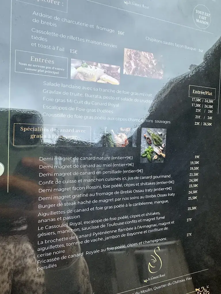 Menu_Le Canard Royal_Pau_image_1