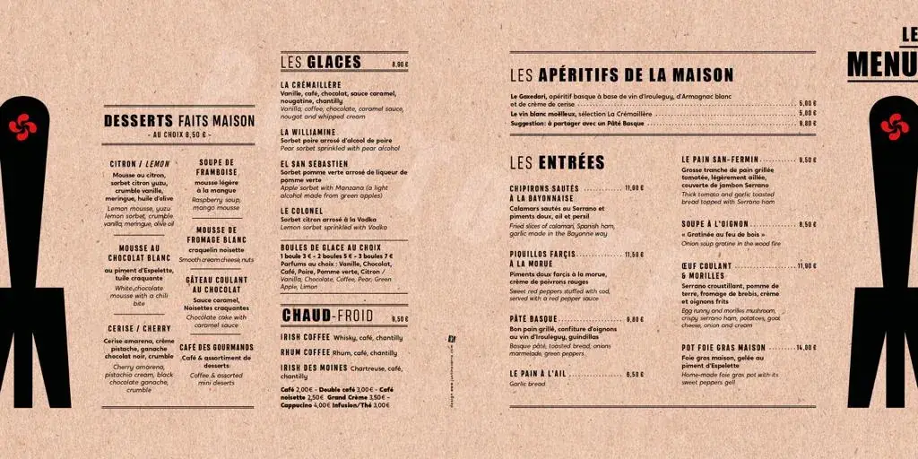 Menu_La Crémaillère L’Alpe d’Huez_Huez_immagine_1