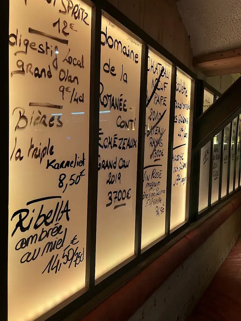 Menu_La Crémaillère L’Alpe d’Huez_Huez_immagine_2