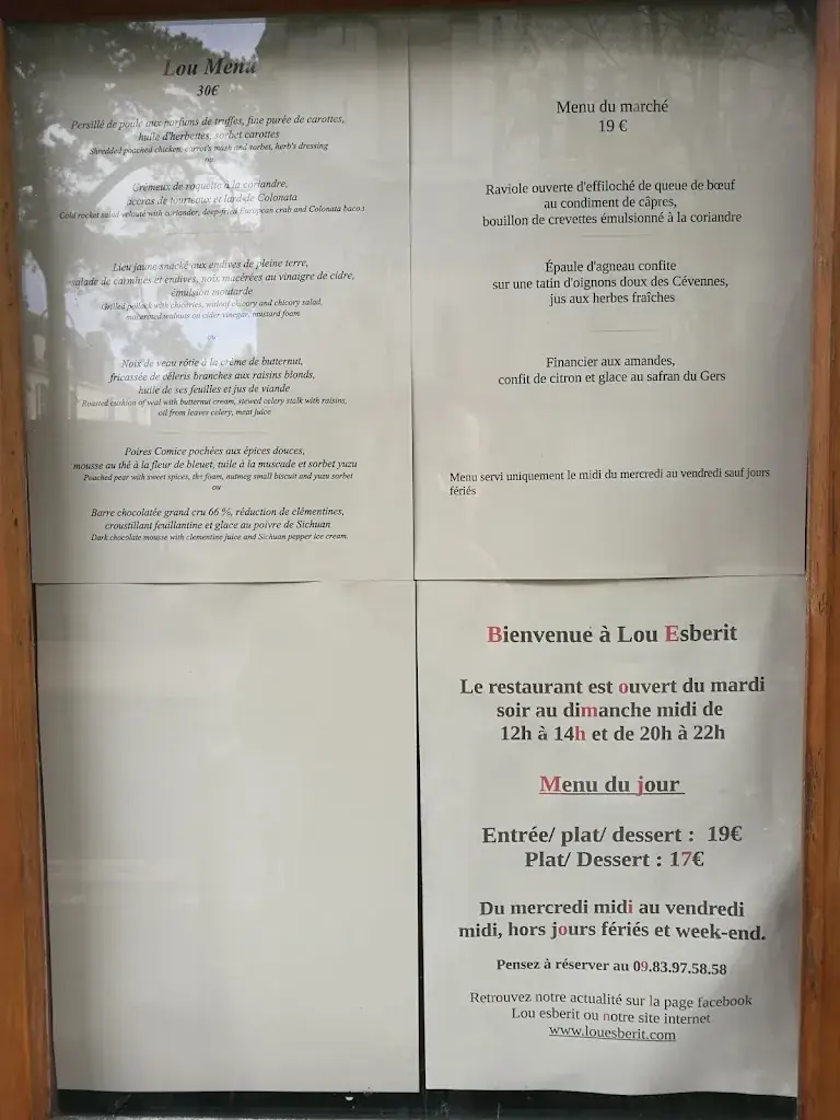 Menu_L'Esberit_Bizanos_image_4