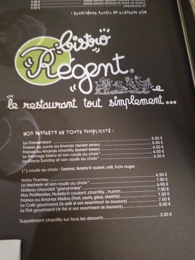 Menu_Bistro Régent PAU - BIZANOS_Bizanos_image_4