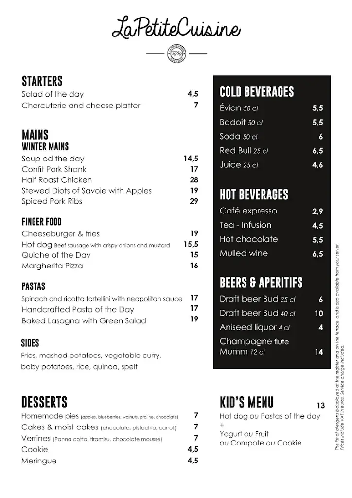 Menu_La Folie Douce Alpe d'Huez - Bar et Restaurants_Huez_image_1