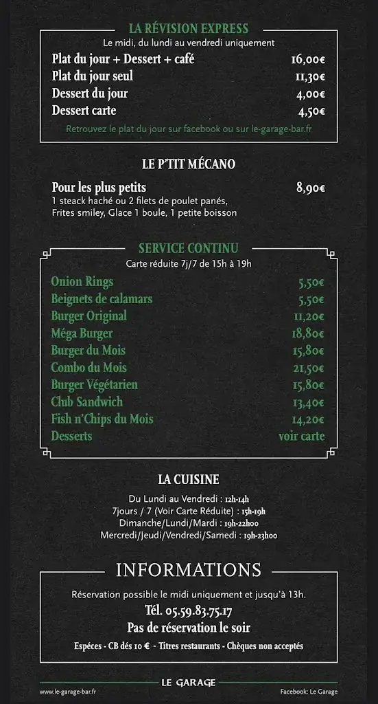 Menu_Le Garage_Pau_image_1