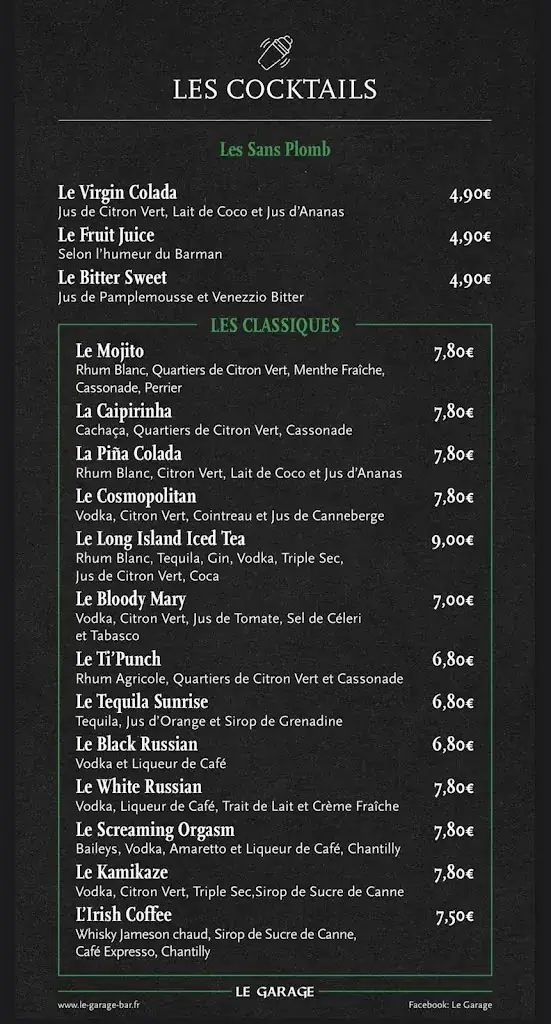 Menu_Le Garage_Pau_image_4