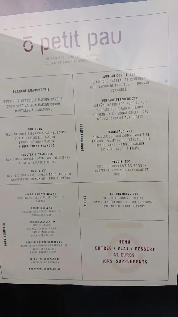 Menu_Ô petit pau_Pau_image_2