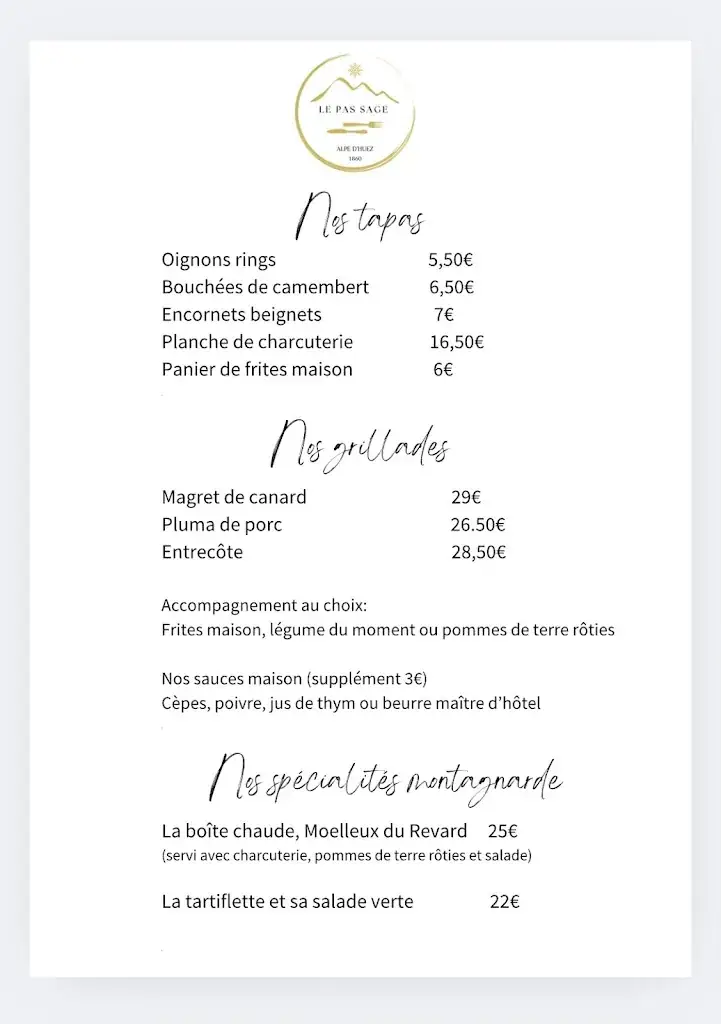 Menu_Le Pas Sage_Huez_image_3
