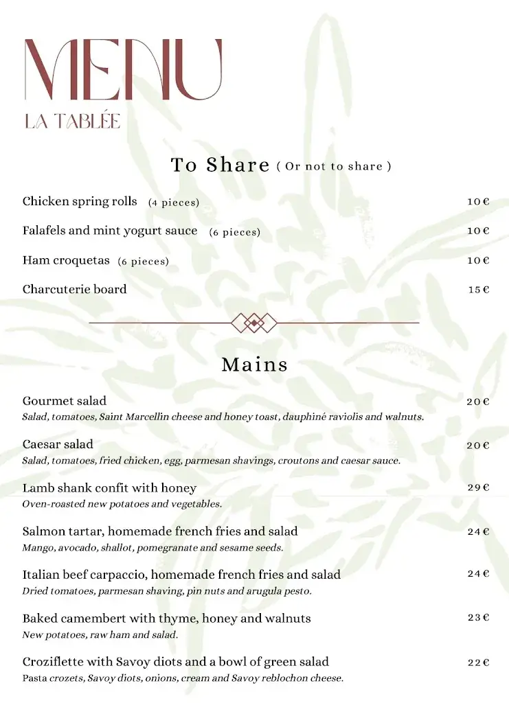 Menu_La Tablée Alpe d'Huez_38750_immagine_3