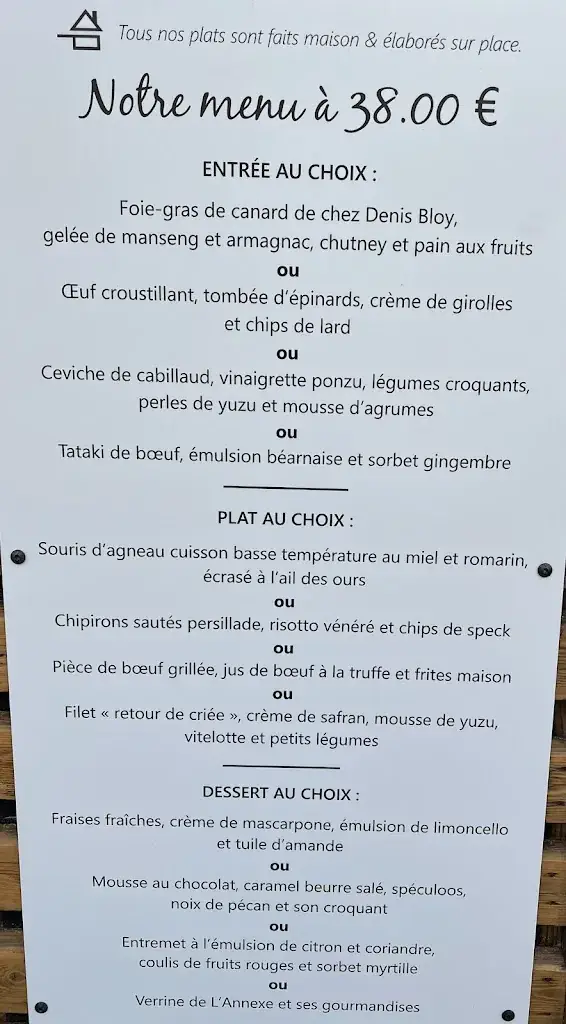 Menu_L'annexe_Biscarrosse_image_2