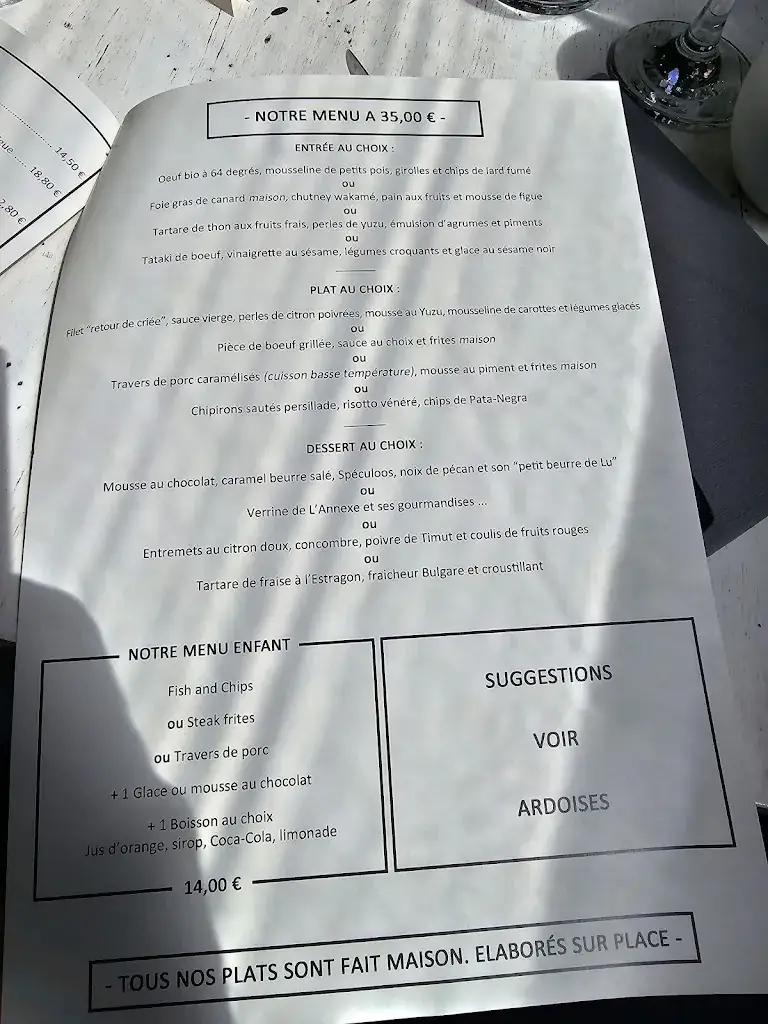 Menu_L'annexe_Biscarrosse_image_4