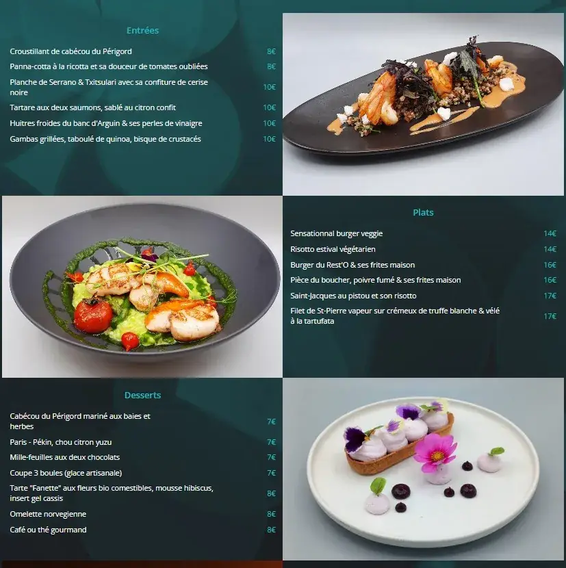 Menu_Le Rest'o_Biscarrosse_image_1