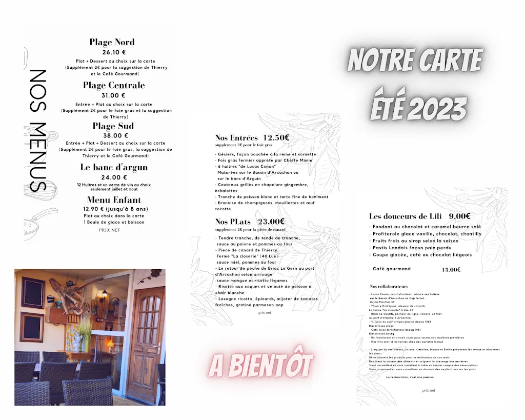 Menu_Le bord de plage_Biscarrosse_image_3