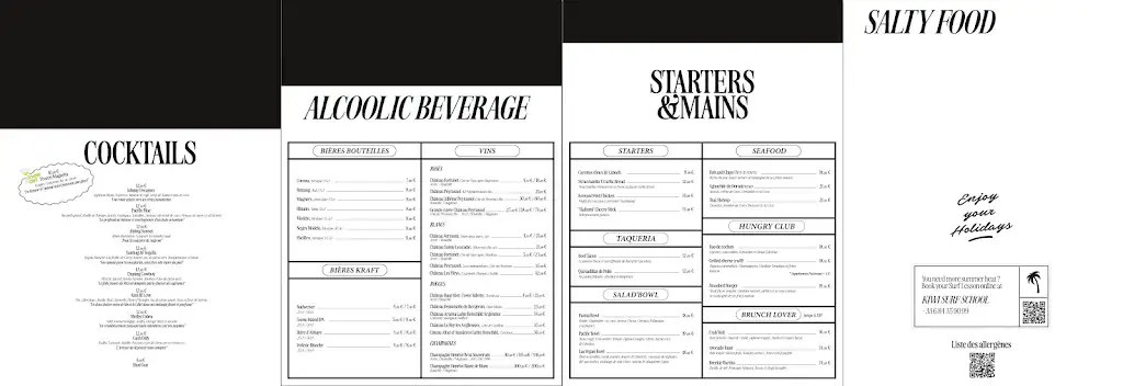 Menü_Surf Palace_Biscarrosse_Bild_4