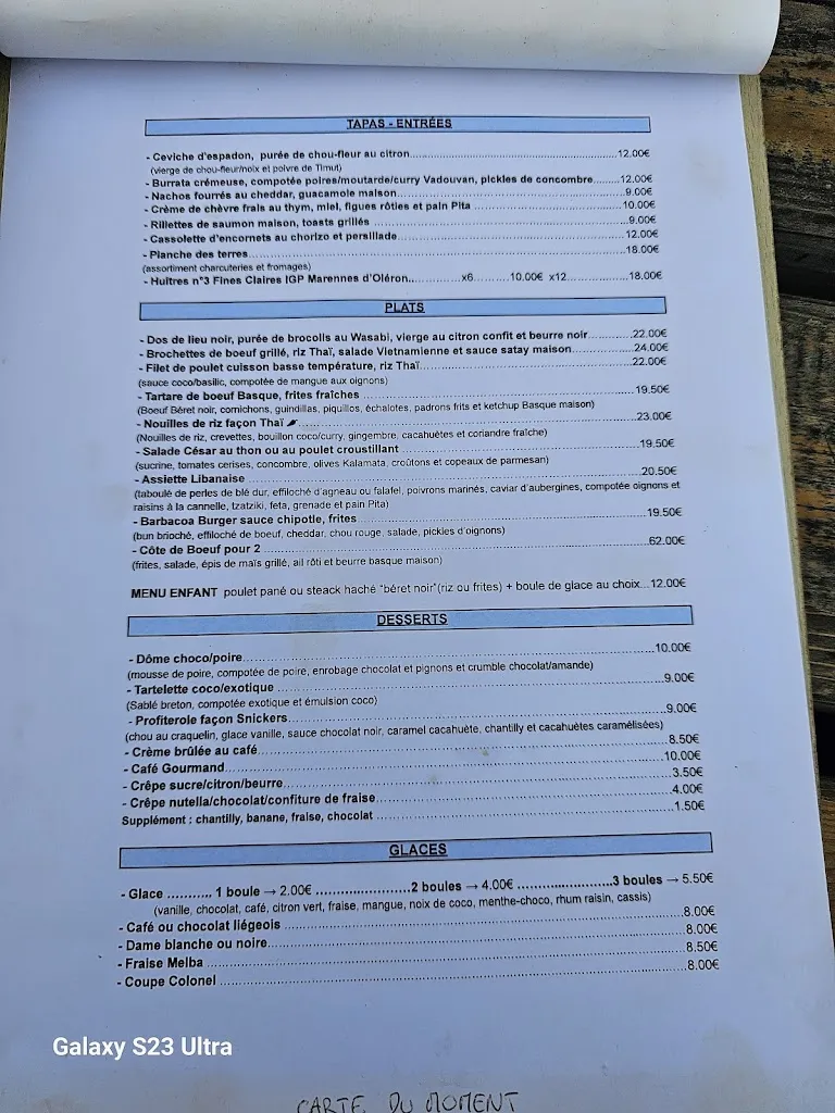 Menu_La siesta_Biscarrosse_image_4