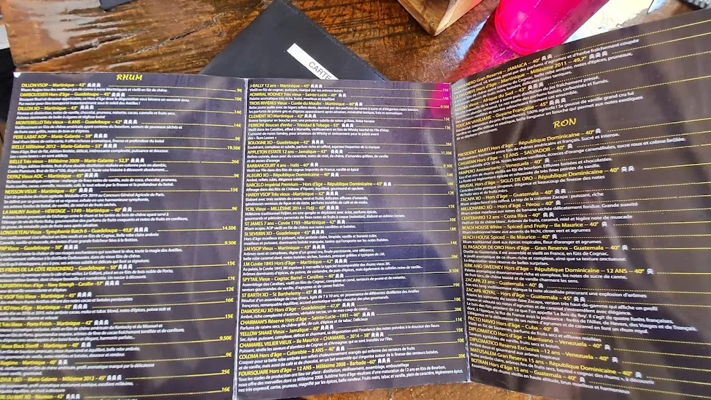 Menu_Corto Bar restaurant_Biscarrosse_image_1