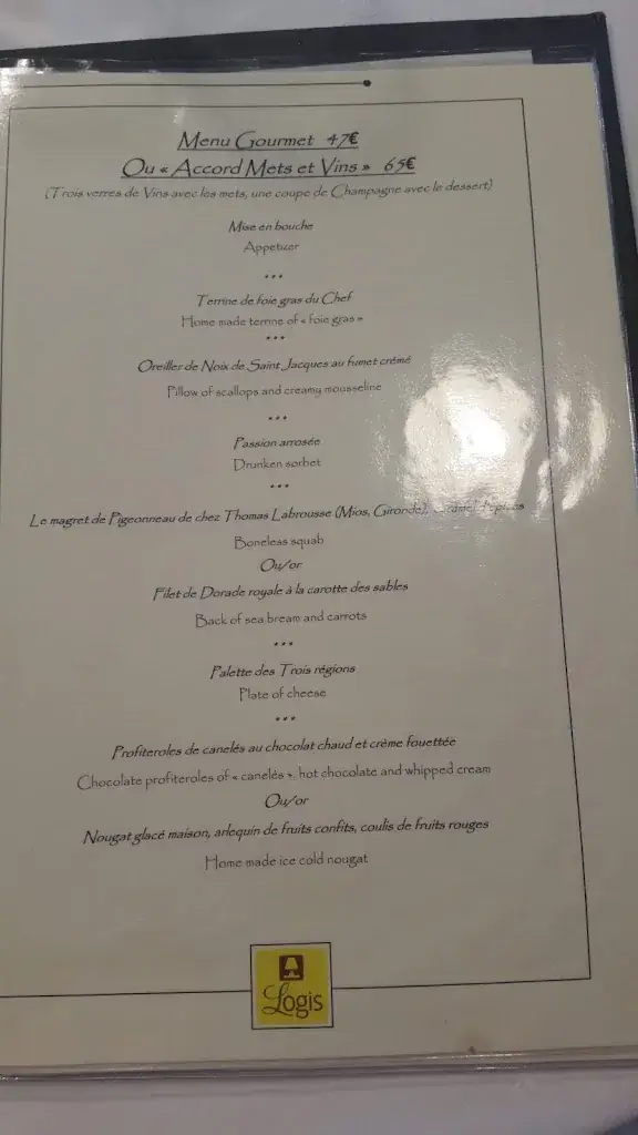 Menu_L'Instant Gourmet Biscarrosse_Biscarrosse_immagine_3