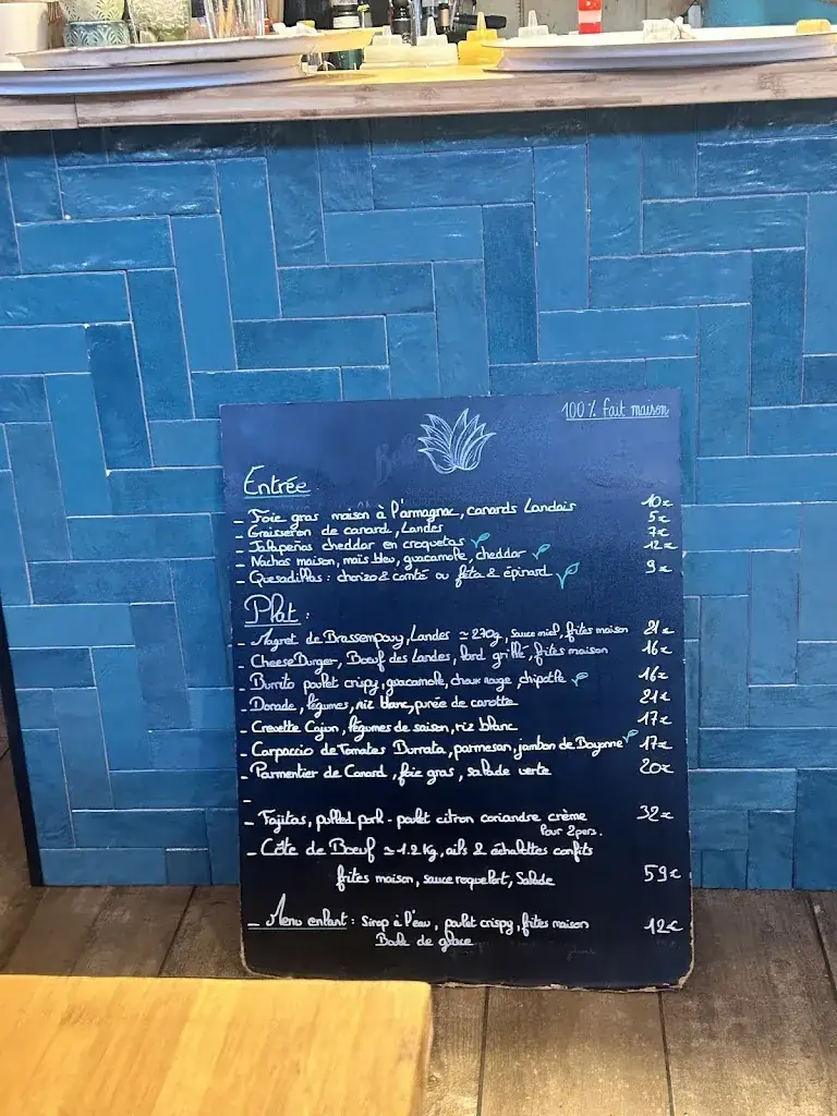 Menu_L'AGAVE_Biscarrosse_image_2