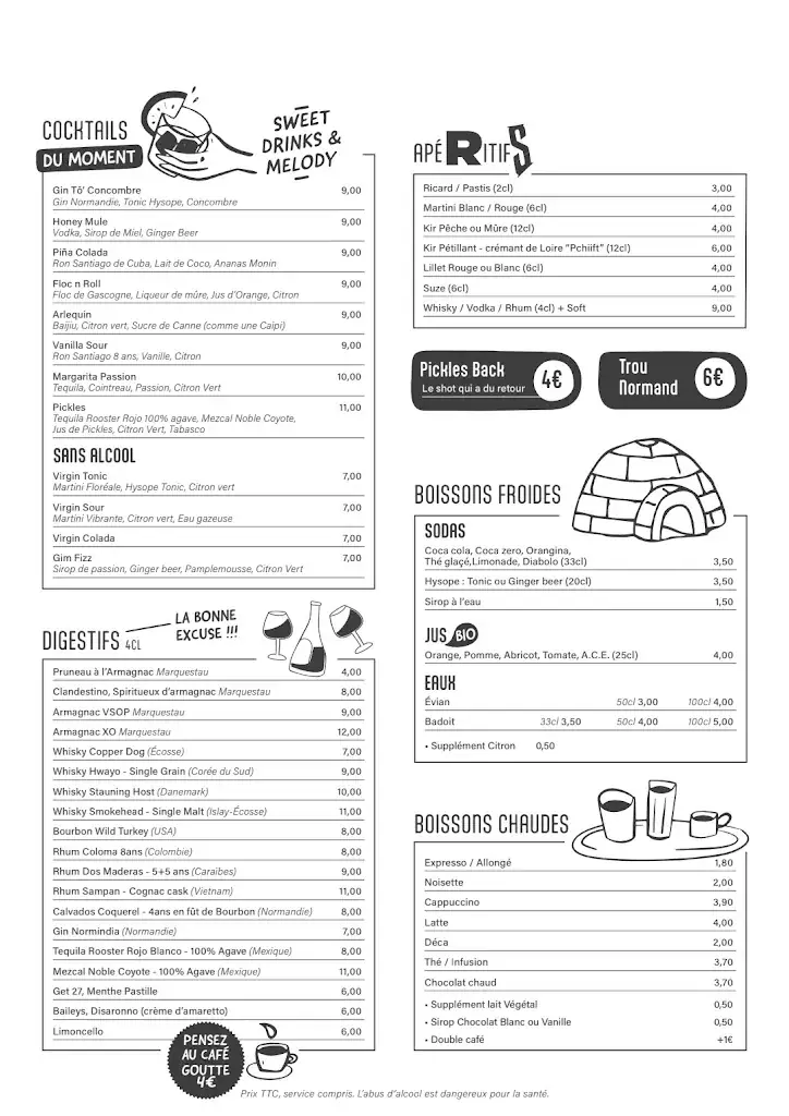 Menu_Pickles Apéro Cantine_Biscarrosse_immagine_2