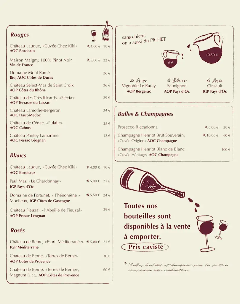 Menu_Chez Kiki Biscarrosse_Biscarrosse_image_1