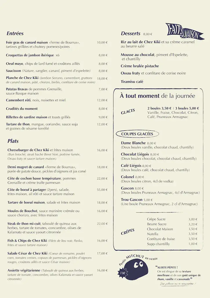 Menu_Chez Kiki Biscarrosse_Biscarrosse_image_2