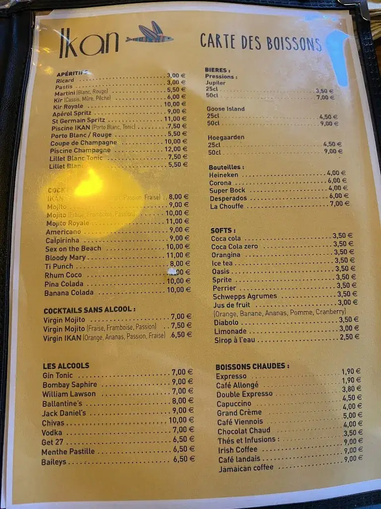 Menu_IKAN Restaurant_Biscarrosse_image_1