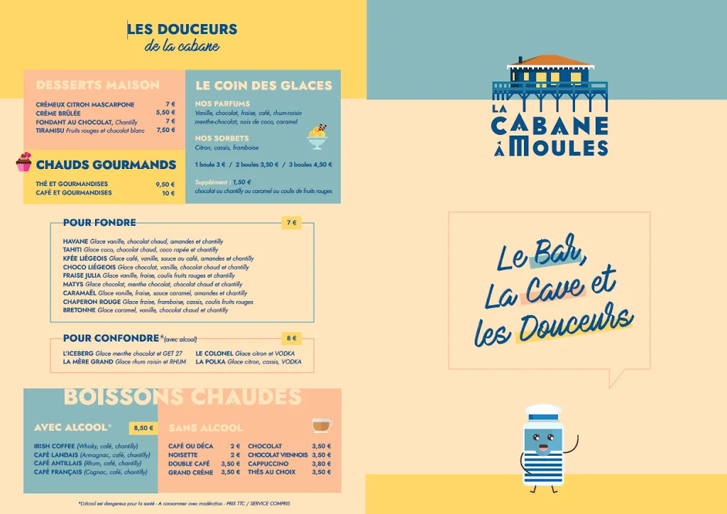 Menu_La Cabane à Moules_Biscarrosse_image_1