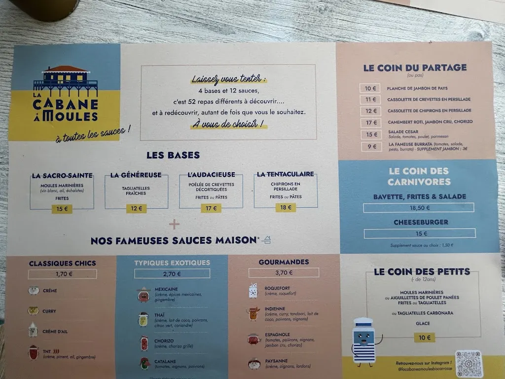 Menu_La Cabane à Moules_Biscarrosse_image_4