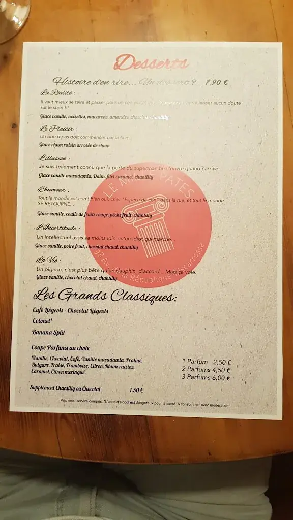 Menu_Le Mille Pâtes_Biscarrosse_image_2