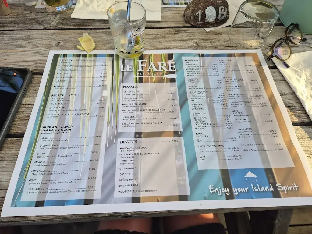 Menu_Le Faré_Biscarrosse_image_3