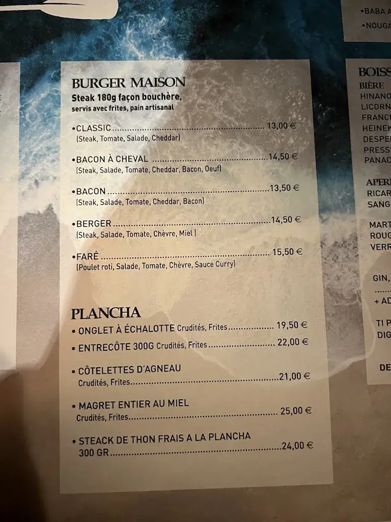 Menu_Le Faré_Biscarrosse_image_4