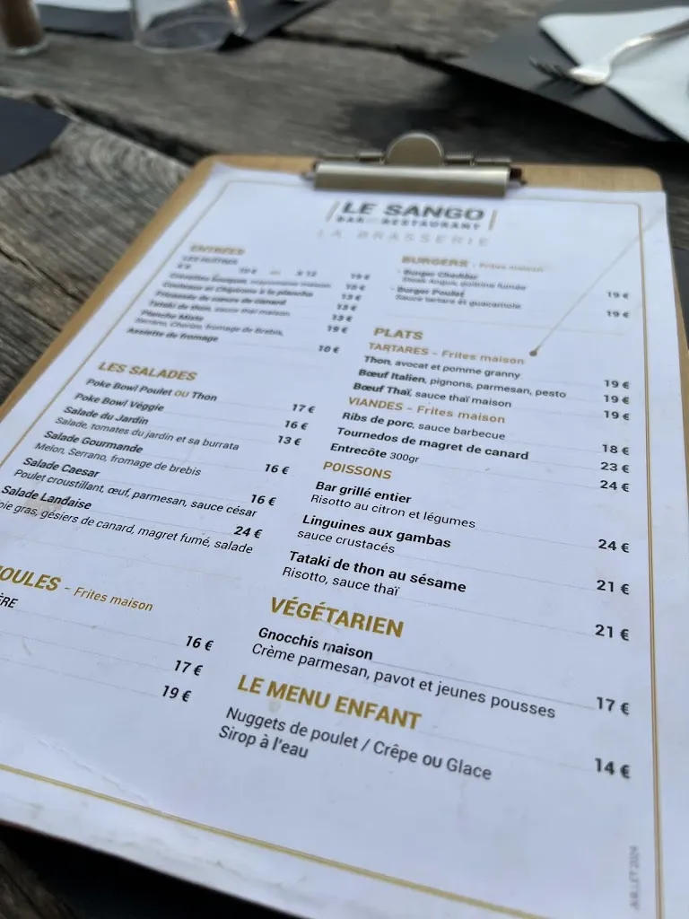 Menu_La Bodeguita Del Sango .Sango Bar._Biscarrosse_image_4