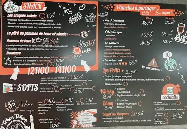 Menü_Tchin Tchin & Cie_Boisseuil_Bild_1