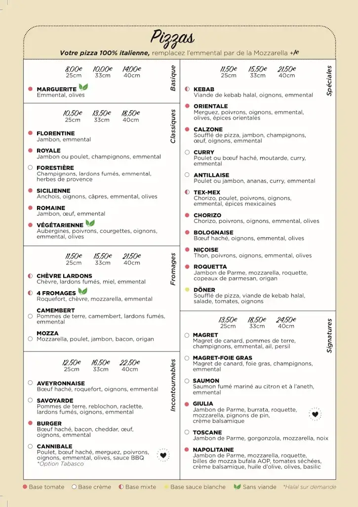 Menu_pizza bonici boisseuil_Boisseuil_image_2