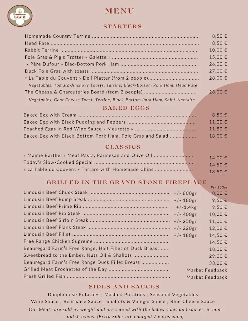 Menu_La Table du Couvent_Limoges_image_2